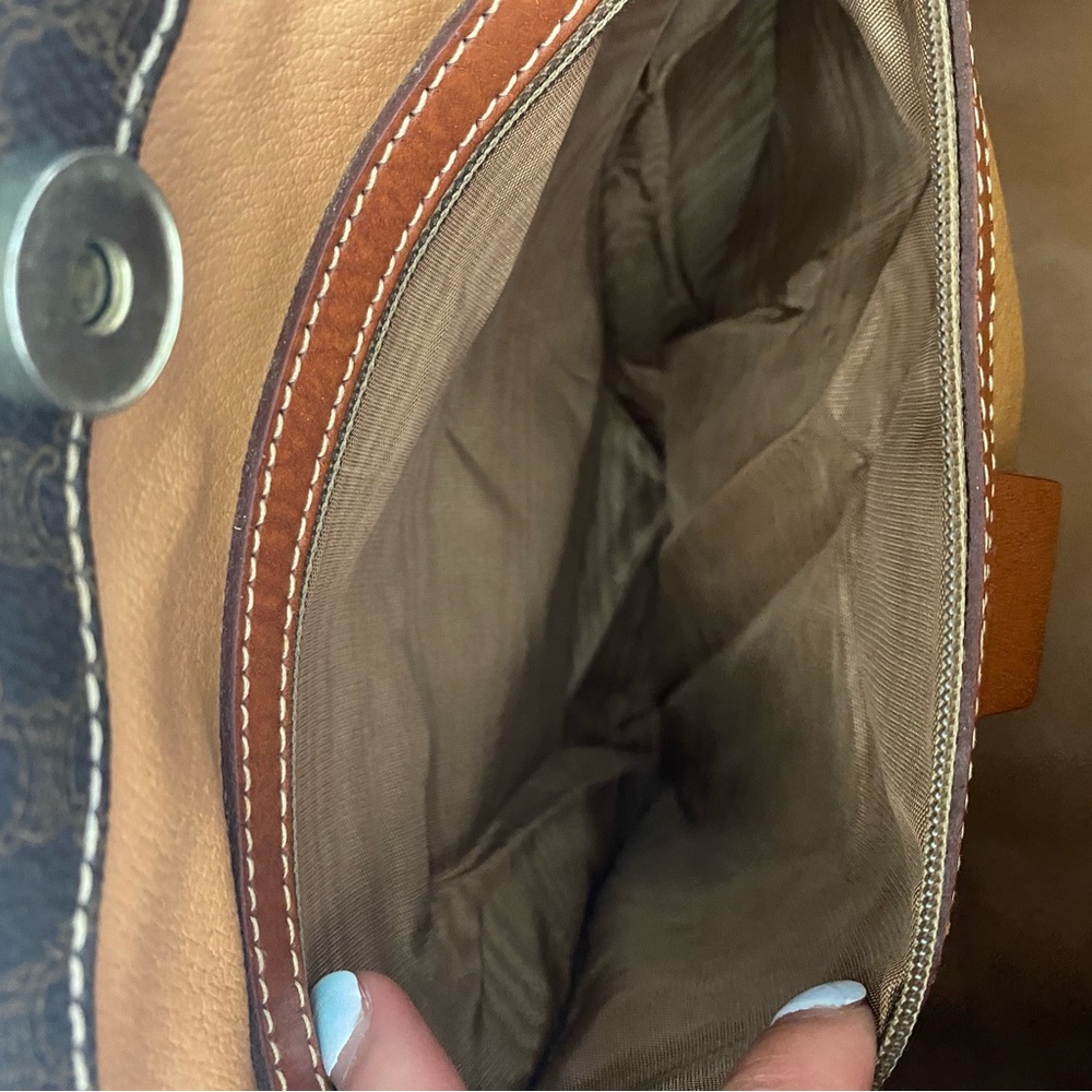 Celine Macadam Medium Leather Tote bag - Picture 7 of 9